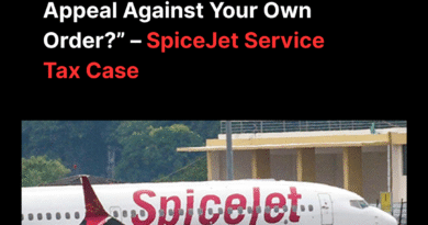 SpiceJet Service Tax Case
