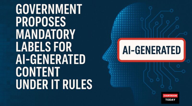 Centre Moves To Mandate Labels On AI Content Deepfakes Under IT Rules Lens