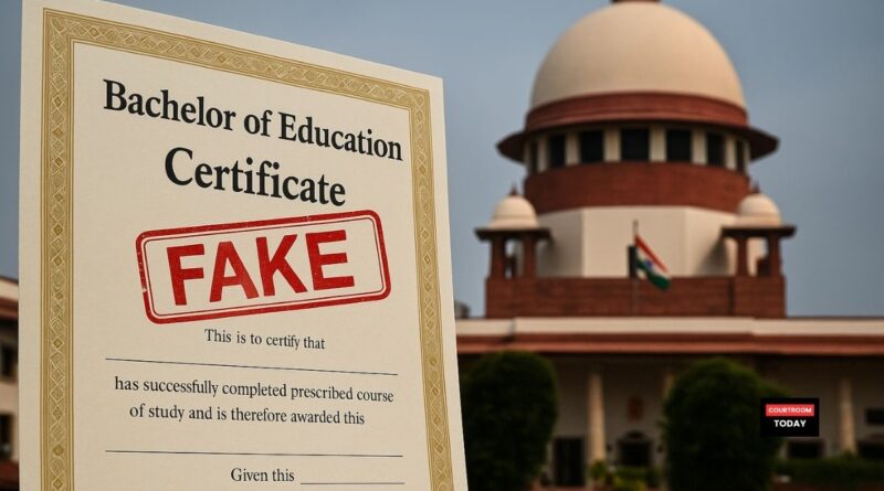 Using Fake Educational Certificates for Government Jobs Is Unforgivable Supreme Court