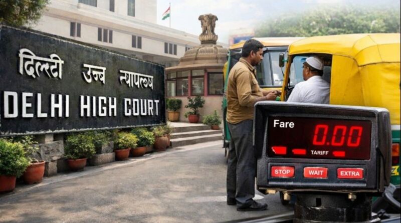 Delhi High Court and auto rickshaw dispute