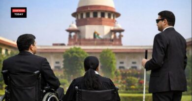 Disabled Lawyers Outside Court