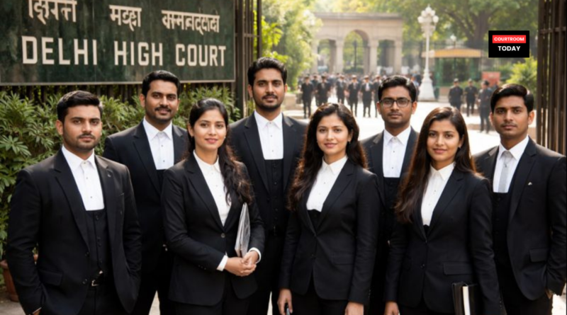 Group of lawyers at Delhi High Court