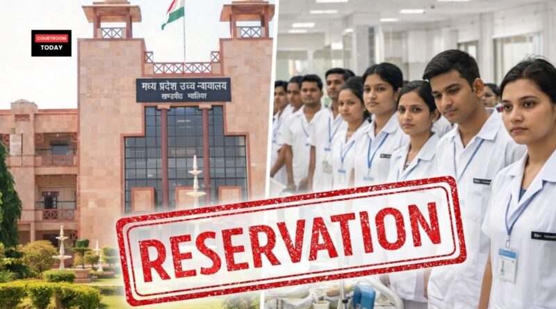 MP High Court Examines 100 Women Reservation in Nursing College