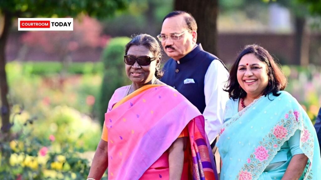 CJI Surya Kant, Supreme Court Judges Visit Amrit Udyan at Rashtrapati Bhavan