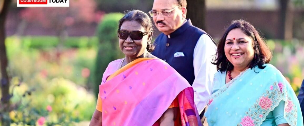 CJI Surya Kant, Supreme Court Judges Visit Amrit Udyan at Rashtrapati Bhavan