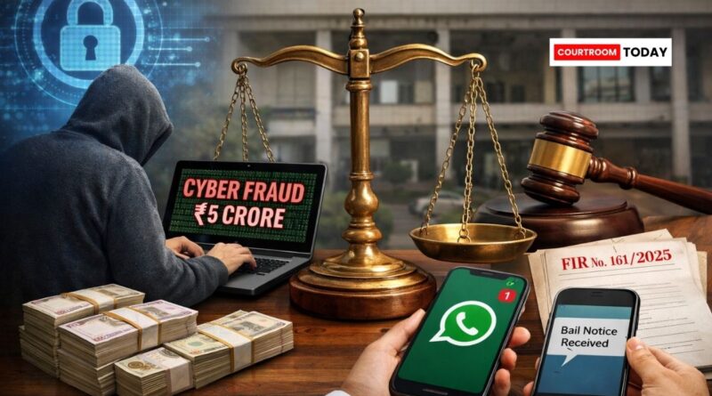Delhi Court Grants Interim Anticipatory Bail in Rs 5 Crore Cyber Fraud Case; Allows Notice via WhatsApp
