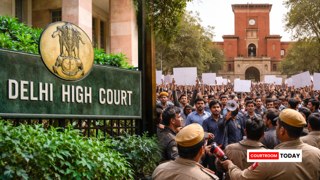 Delhi High Court Questions Blanket Ban on Protests in Delhi University Seeks Responses