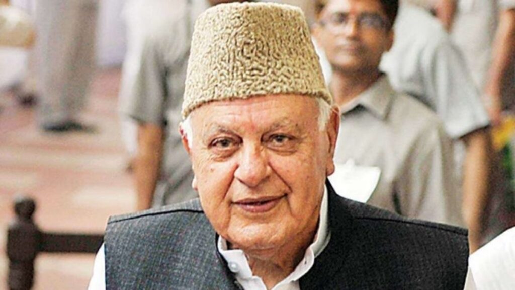 Former JK CM Farooq Abdullah