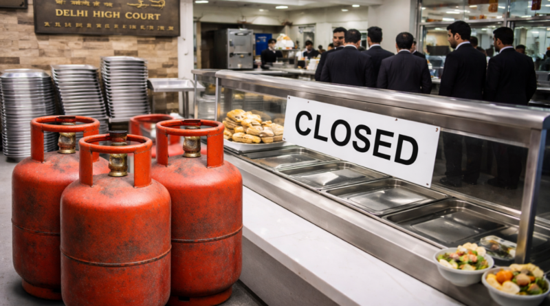 LPG Shortage Forces Delhi High Court Lawyers Canteen to Stop Cooked Meals
