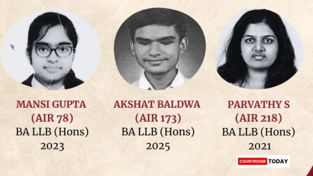 NLSIU Alumni Secure Top Ranks in UPSC CSE 2025