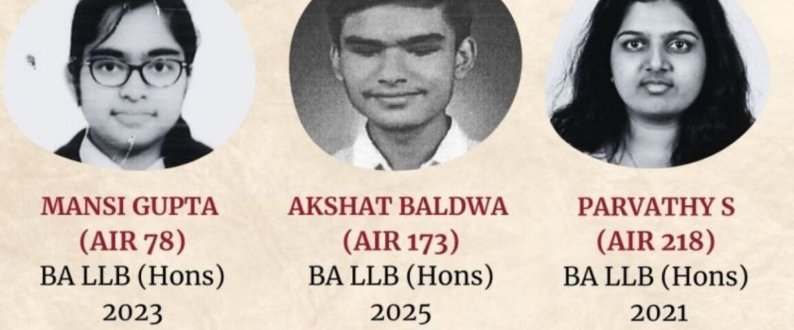 NLSIU Alumni Secure Top Ranks in UPSC CSE 2025