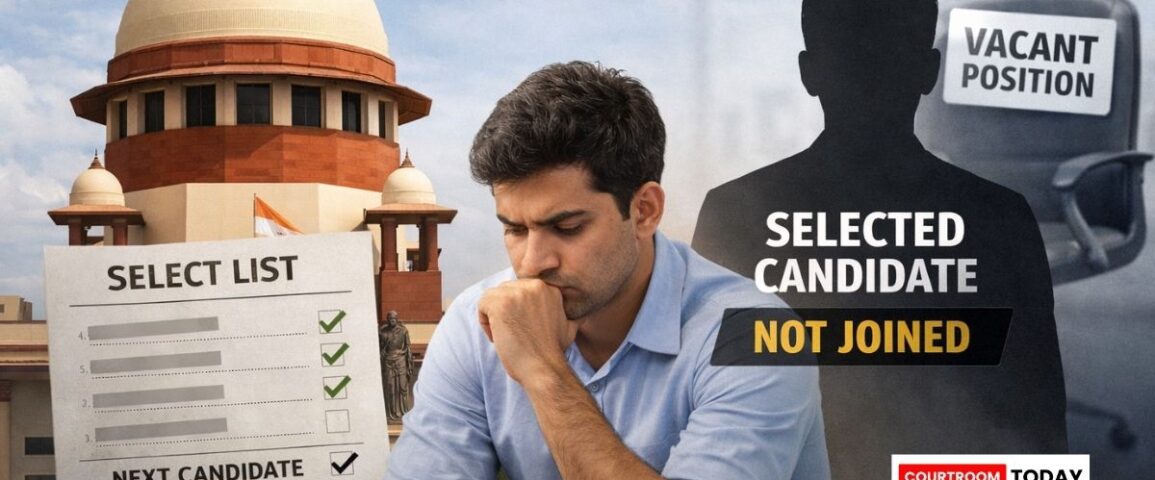 No Automatic Job Claim If Selected Candidate Doesnt Join Supreme Court Draws Clear Line on Recruitment Rules1