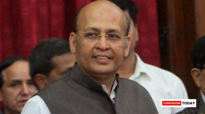 Senior Advocate Abhishek Manu Singhvi