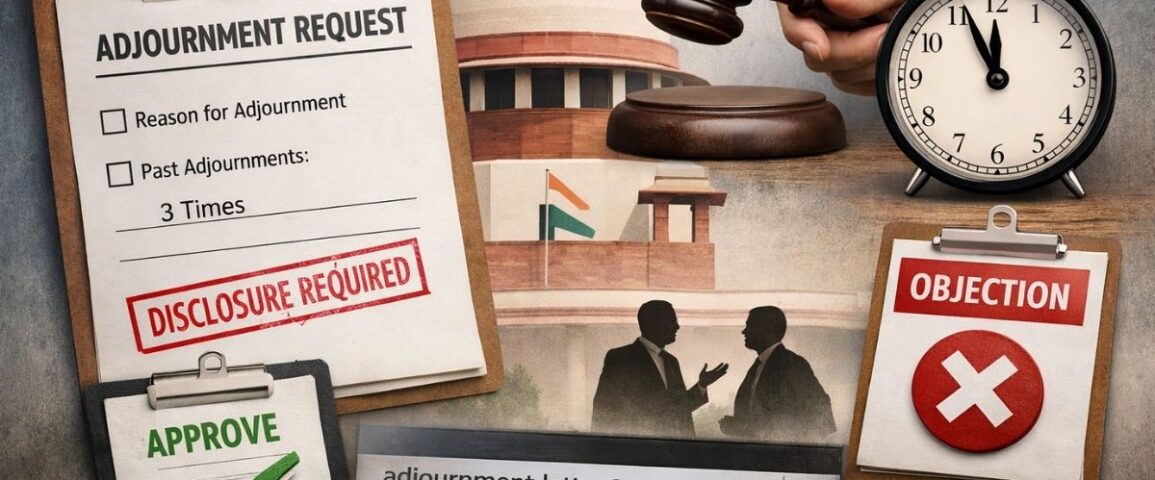 Supreme Court Cracks Down on Case Delays with New Adjournment Norms Issues Strict New Circular