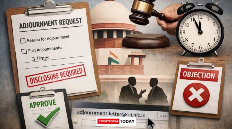 Supreme Court Cracks Down on Case Delays with New Adjournment Norms Issues Strict New Circular