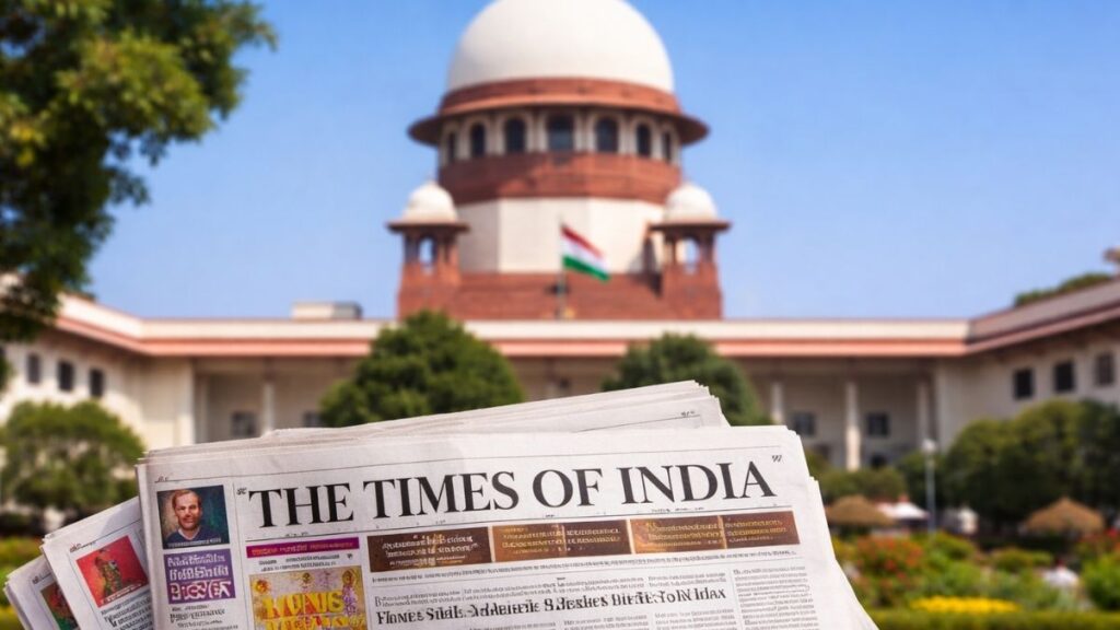 Supreme Court and Times of India