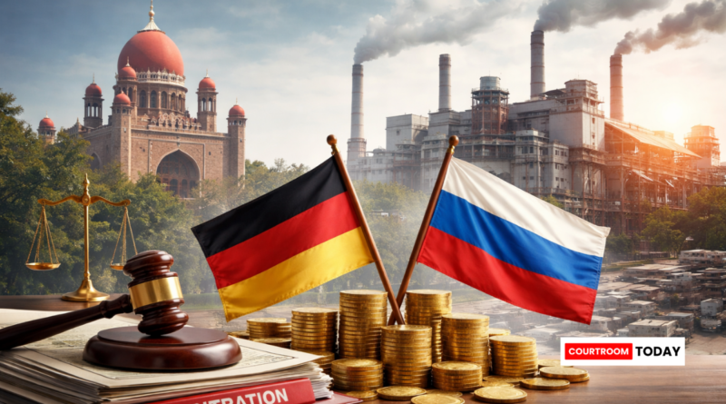 Telangana High Court Freezes Share Transfer in Rs 2840 Crore German Russian Arbitration Dispute