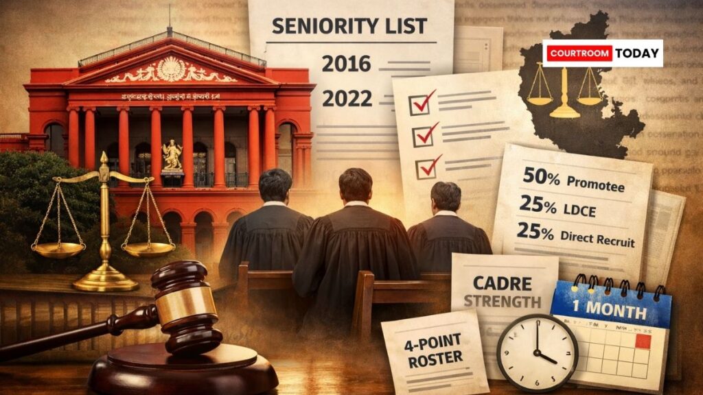Karnataka HC Upholds District Judges Seniority List Rejects Direct Recruits Plea