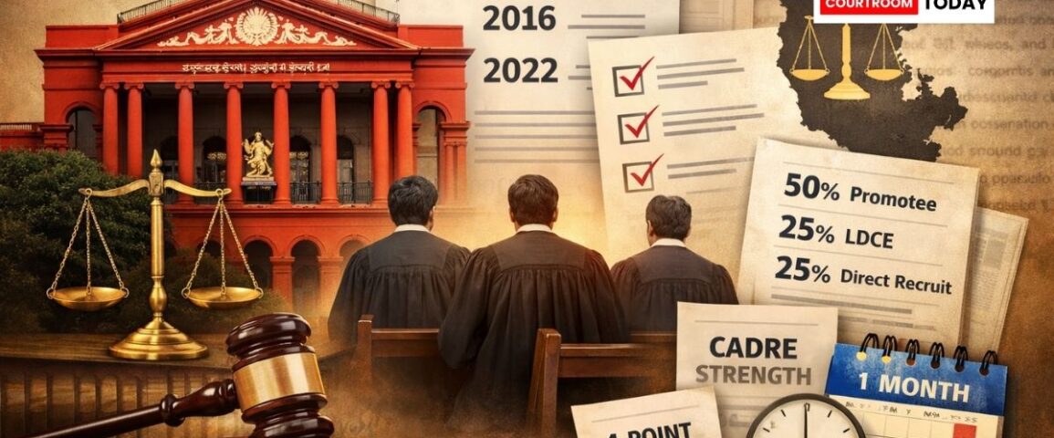 Karnataka HC Upholds District Judges Seniority List Rejects Direct Recruits Plea