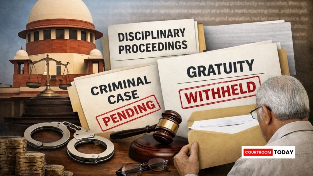 Supreme Court Says Gratuity Can Be Withheld While Criminal or Disciplinary Proceedings Are Pending 2 Supreme Court Says Gratuity Can Be Withheld While Criminal or Disciplinary Proceedings Are Pending