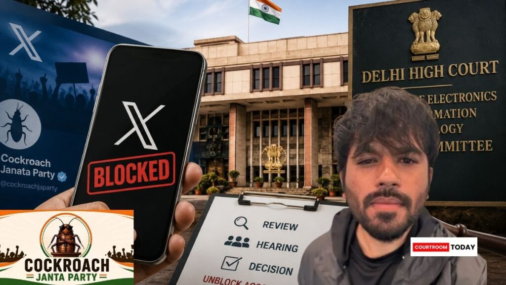 Delhi High Court Directs MeiTY Review Committee to Examine Cockroach Janata Party Account Block