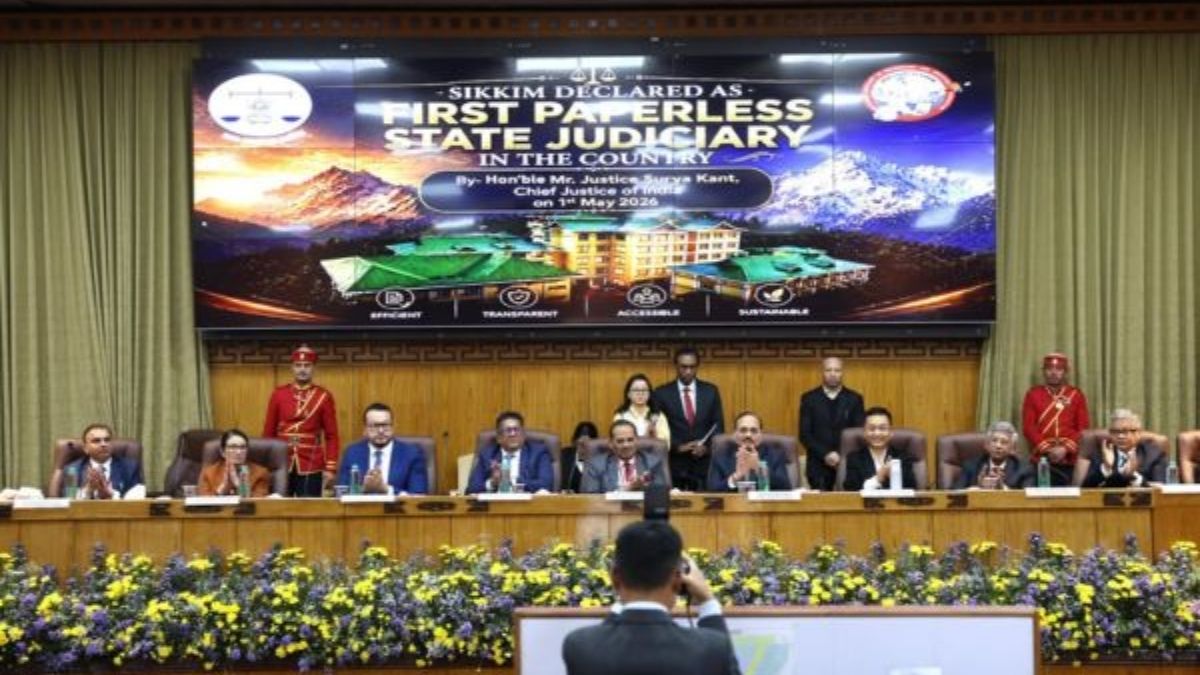 Sikkim Becomes Indias First Paperless Judiciary Announces CJI Surya Kant