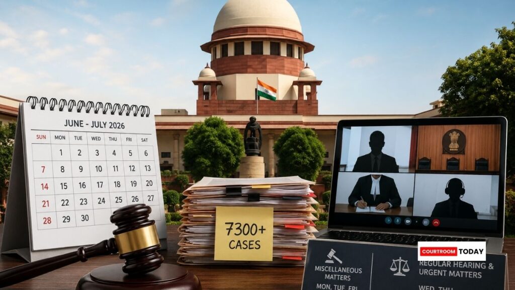 Supreme Court To Hear Over 7300 Cases During 2026 Partial Working Days Between June 1 And July 10
