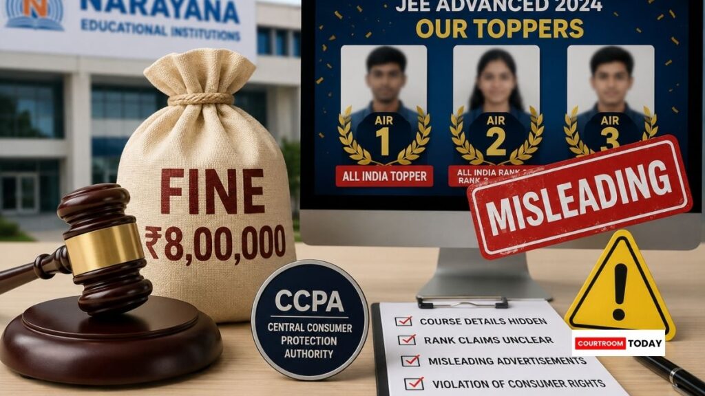CCPA Fines Narayana Educational Institutions Rs 8 Lakh Over Misleading JEE Advanced Ads 2 CCPA Fines Narayana Educational Institutions Rs 8 Lakh Over Misleading JEE Advanced Ads