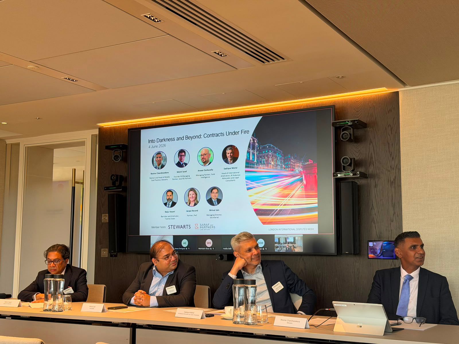 Panel 1- Into Darkness and Beyond- Contracts Under Fire
