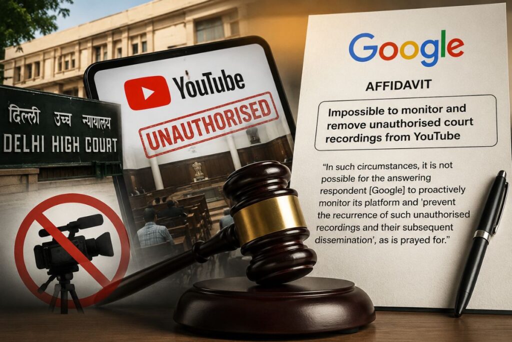 Google Tells Delhi High Court It Cannot Proactively Stop Unauthorised Court Videos on YouTube